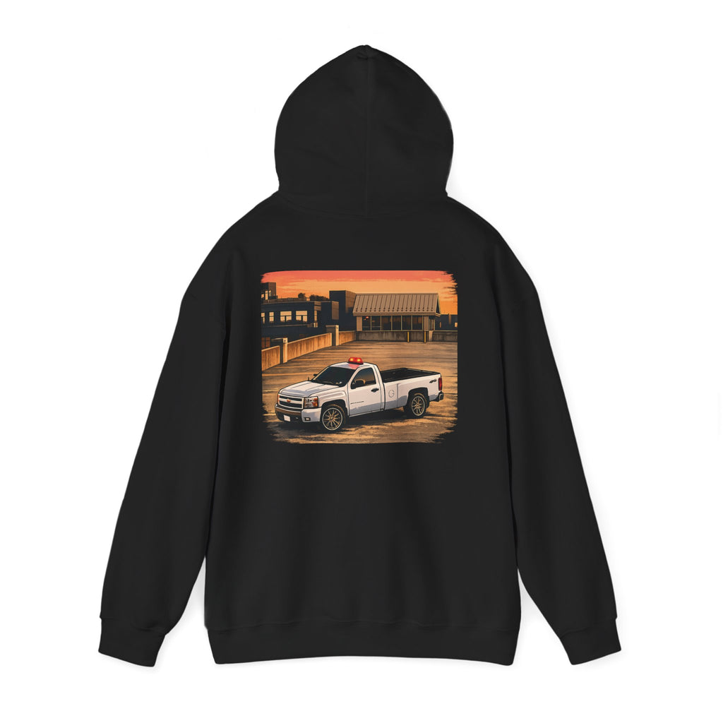 White Chev hoddie