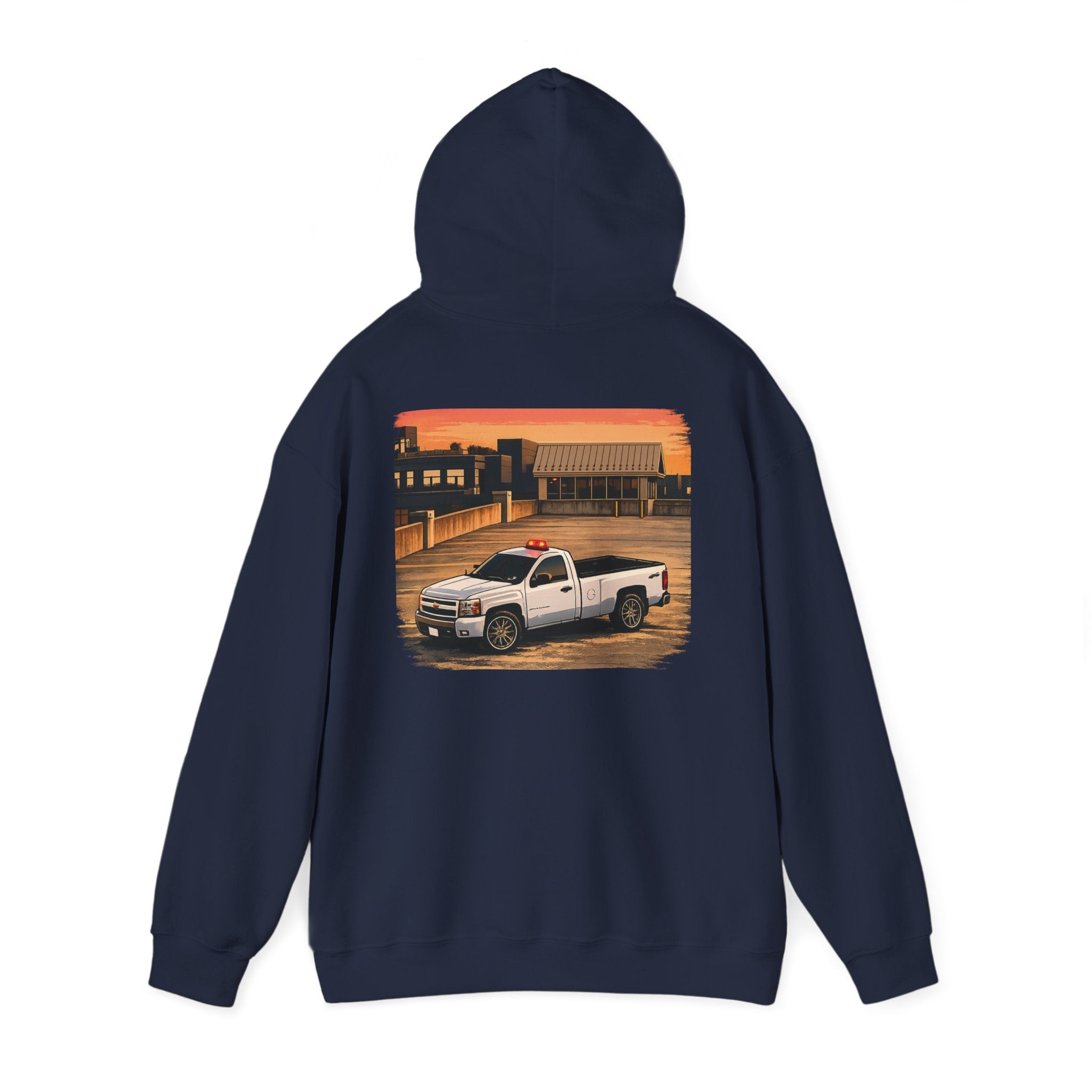 White Chev hoddie