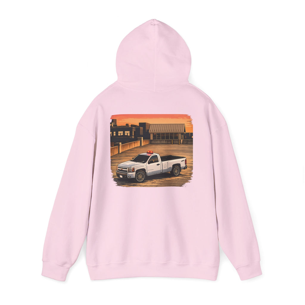 White Chev hoddie