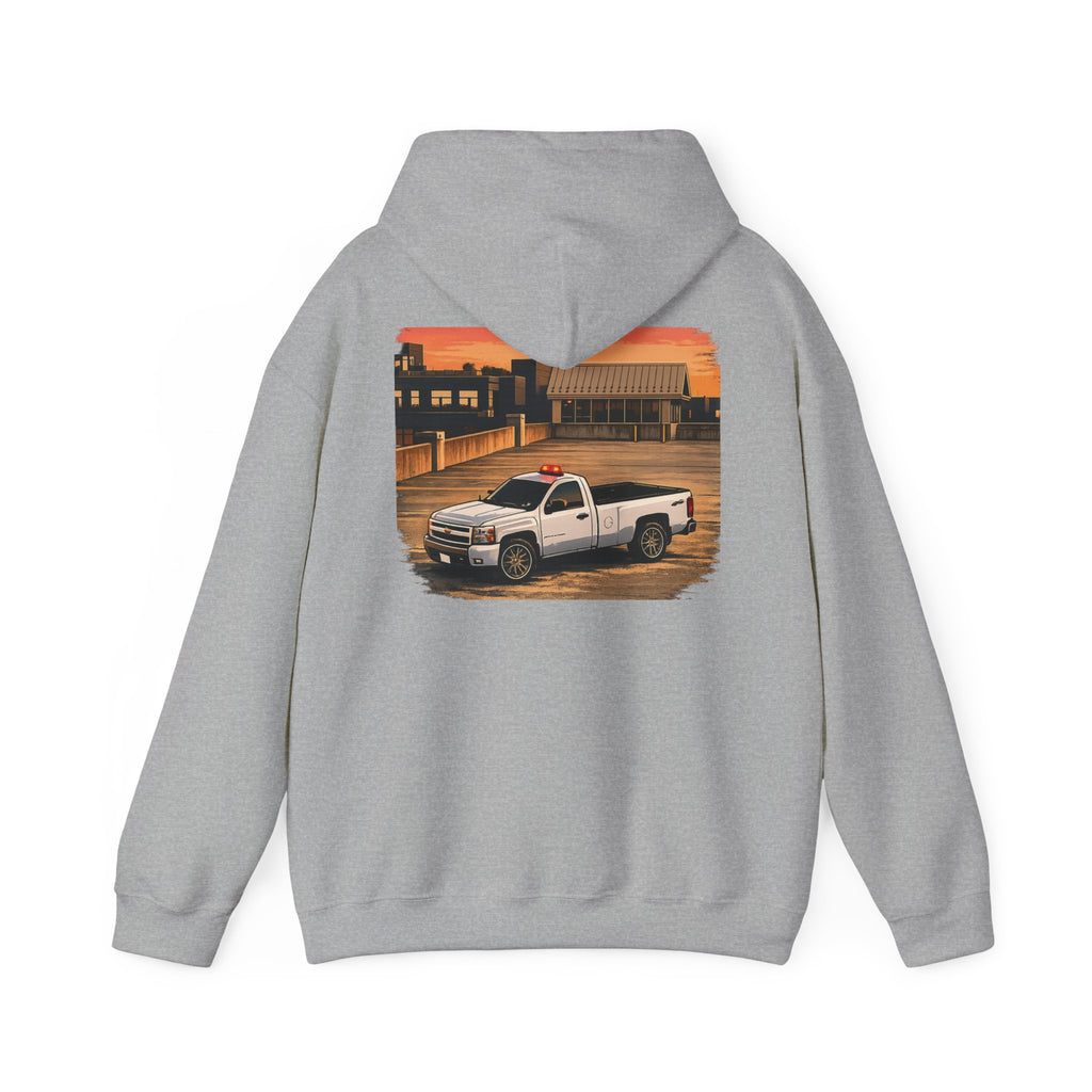 White Chev hoddie
