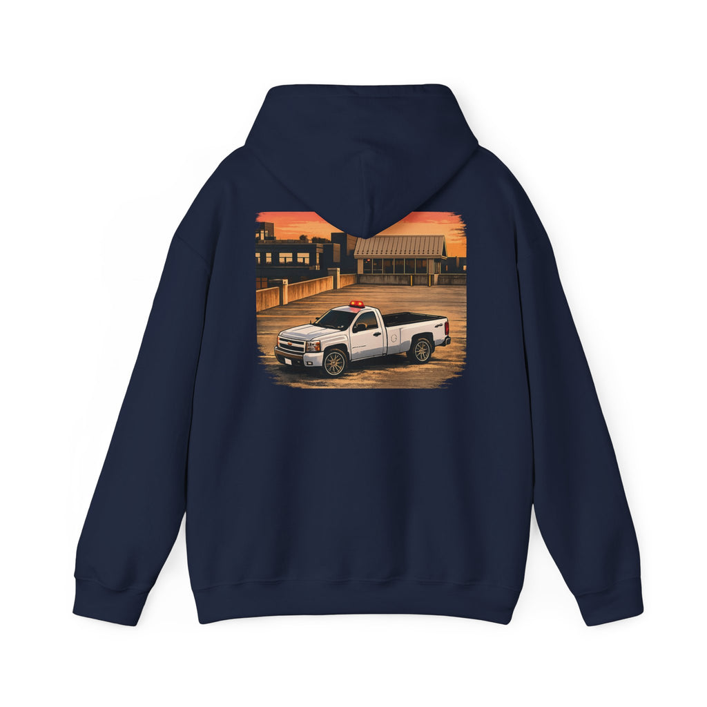 White Chev hoddie