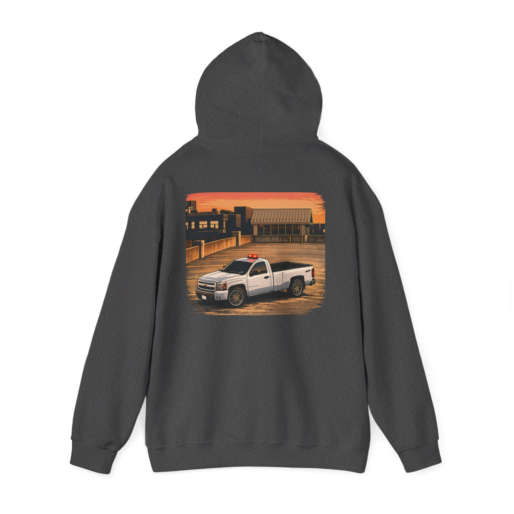 White Chev hoddie