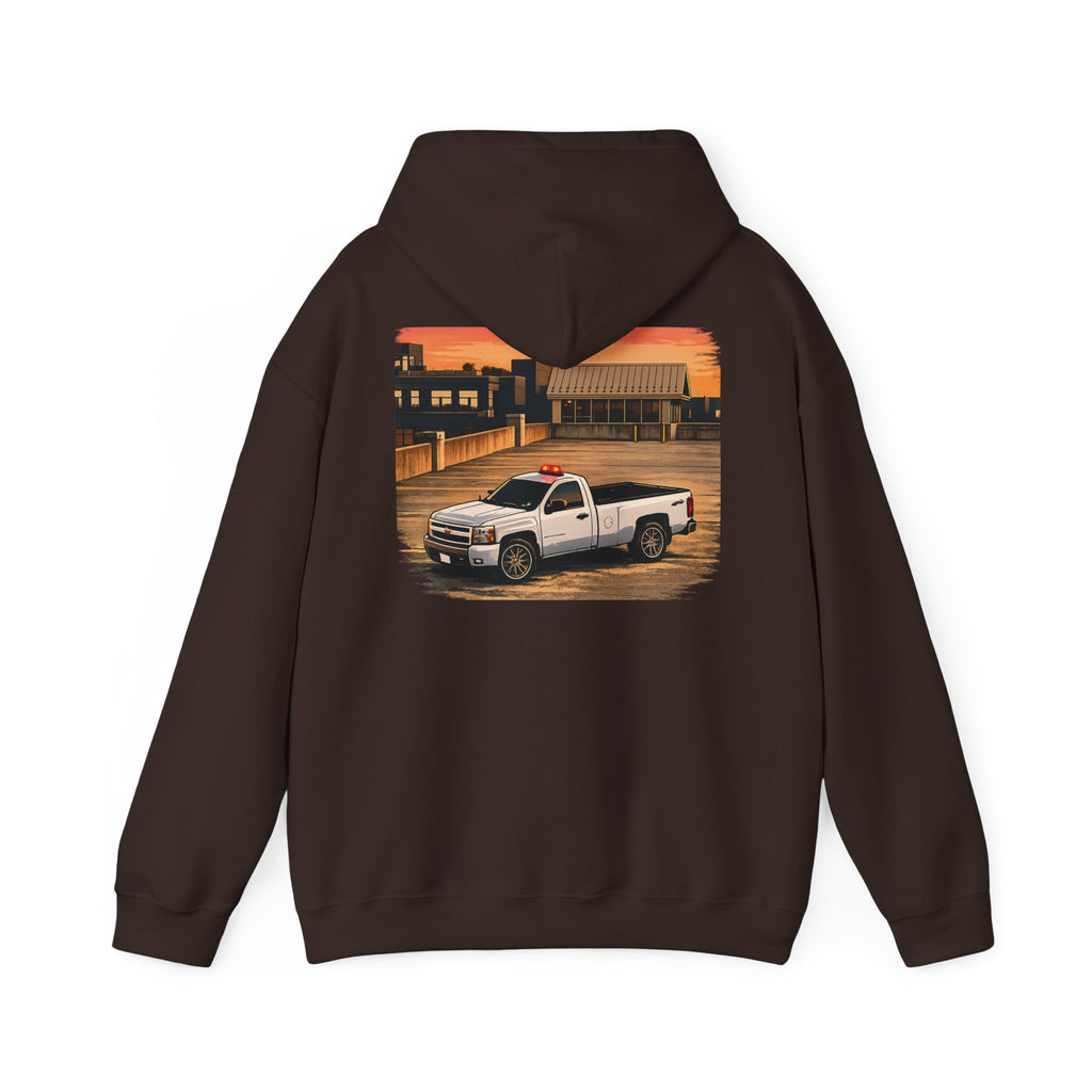 White Chev hoddie