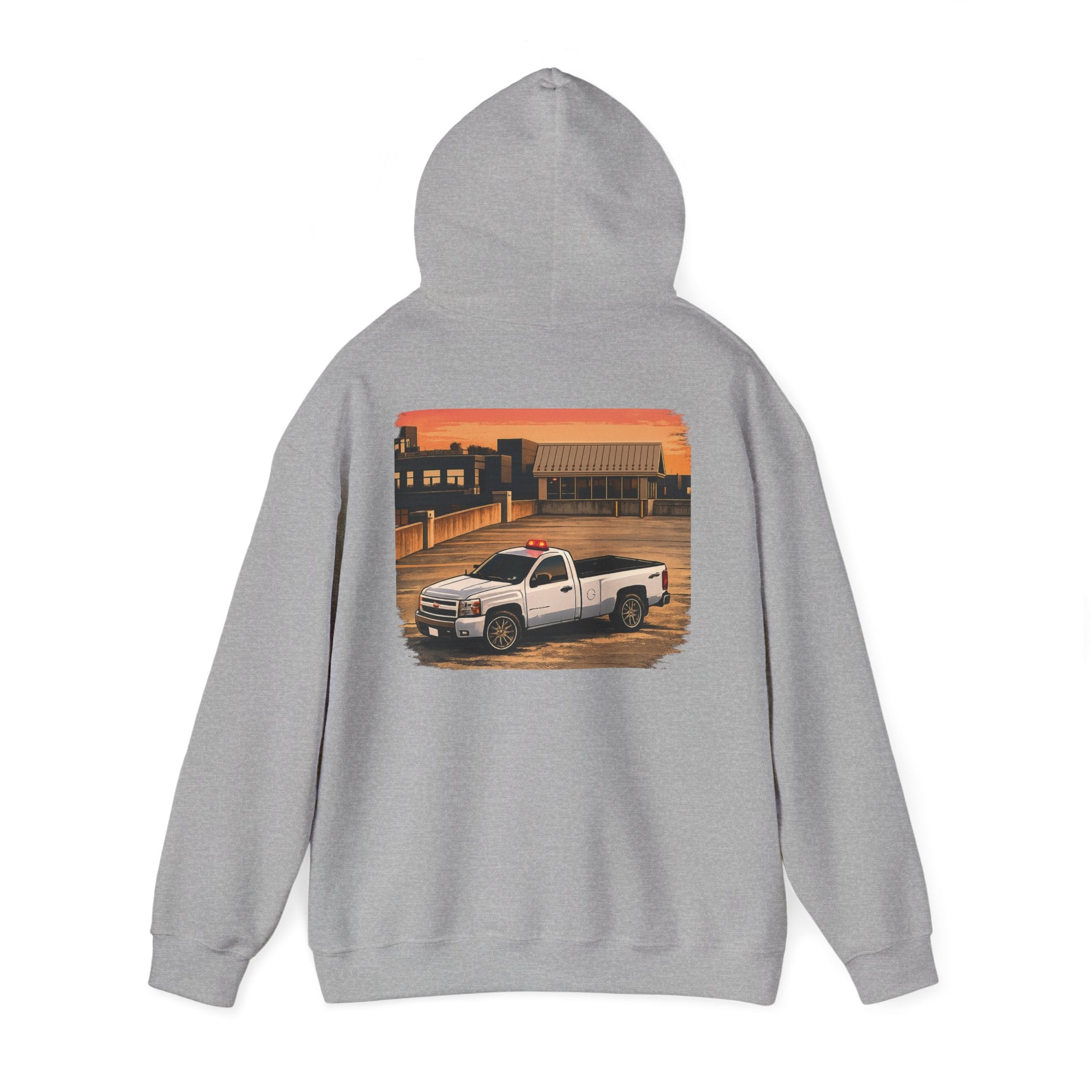 White Chev hoddie