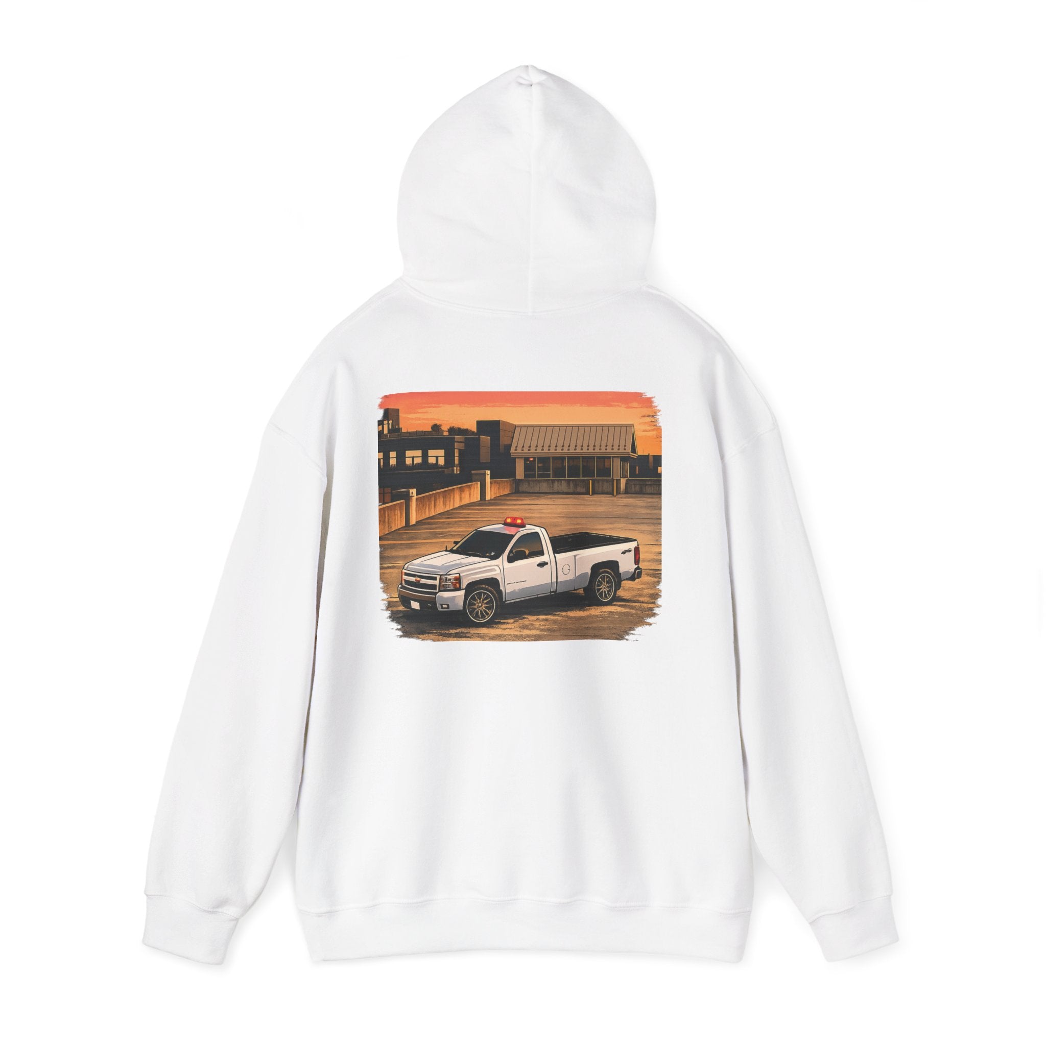 White Chev hoddie
