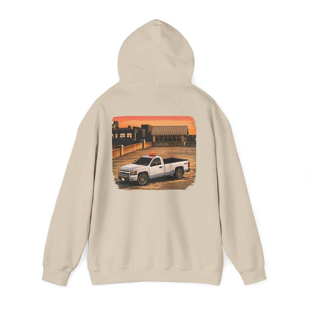 White Chev hoddie