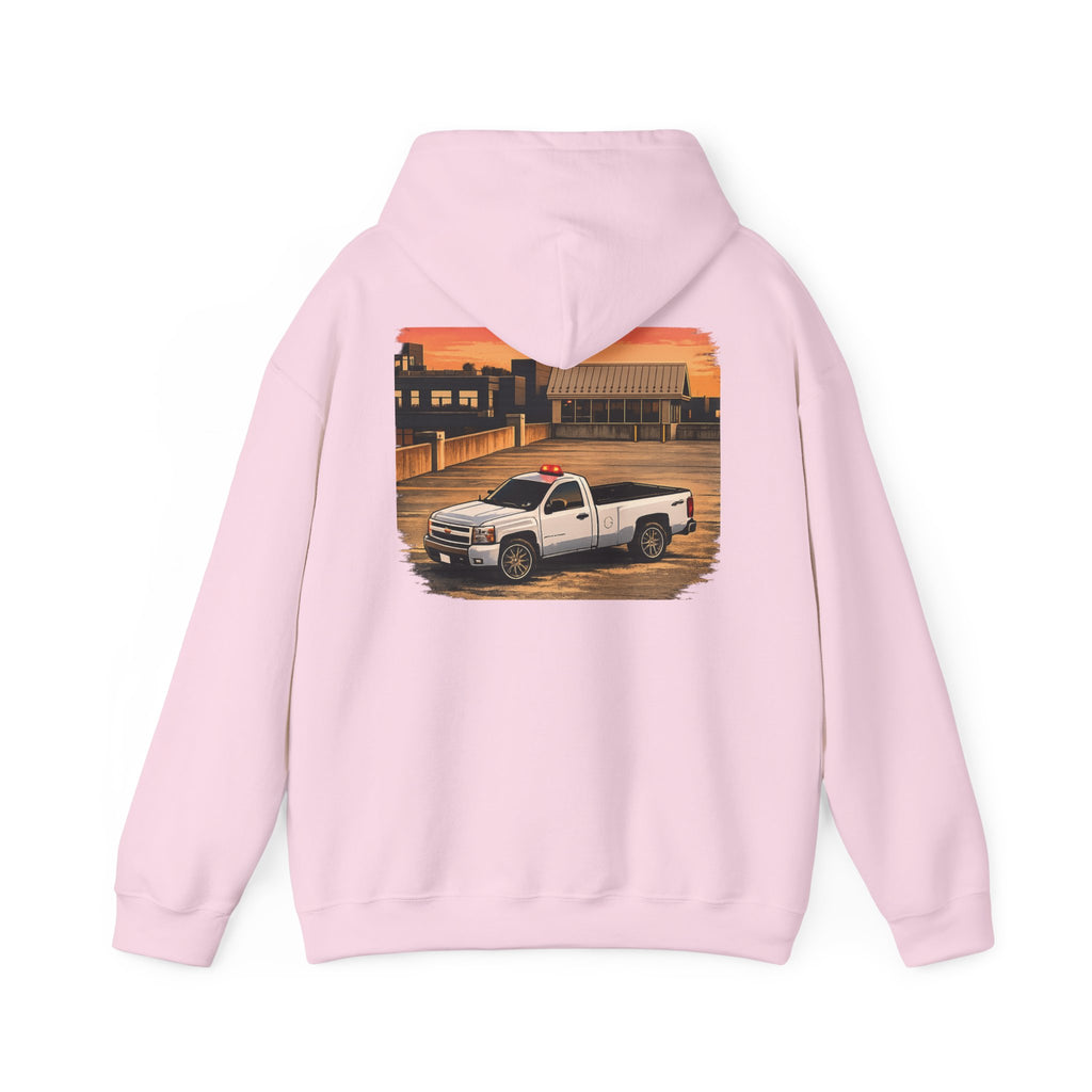 White Chev hoddie