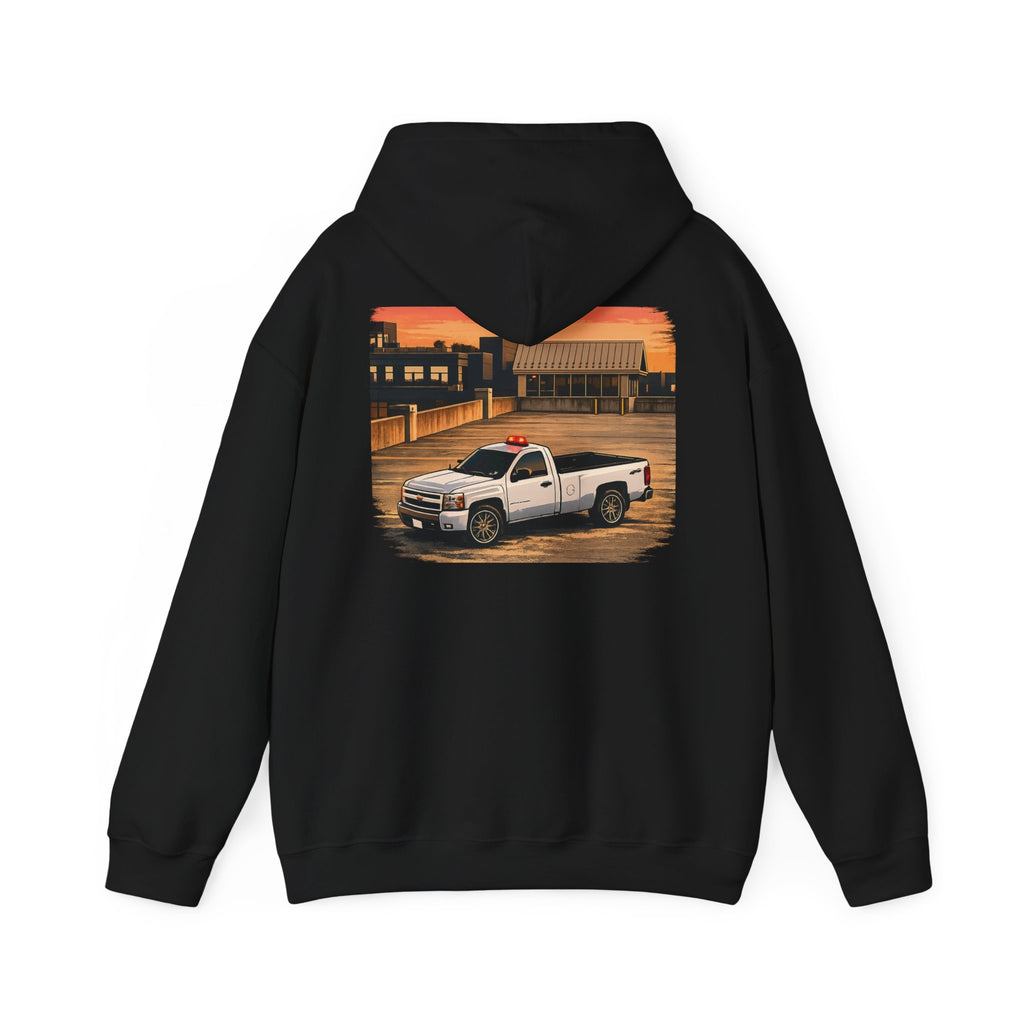 White Chev hoddie