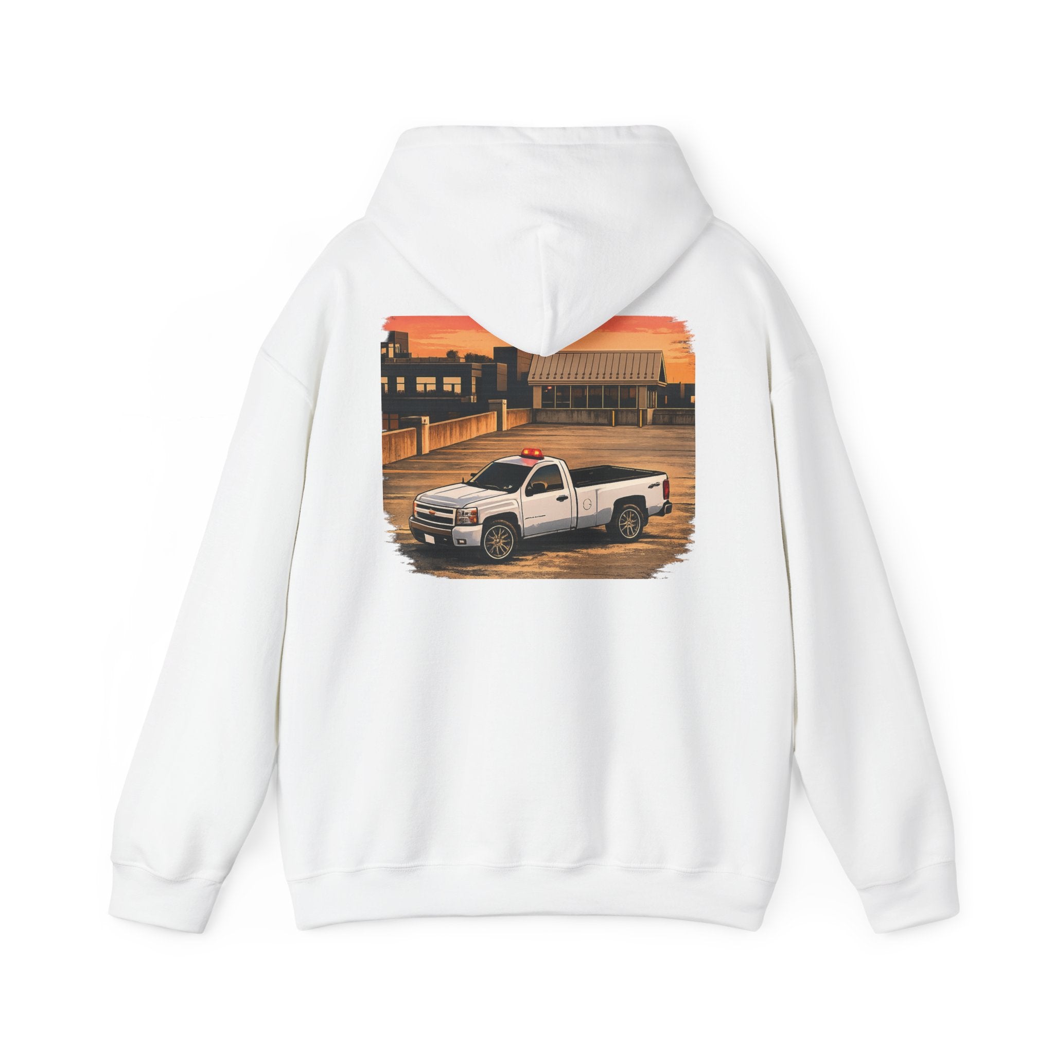 White Chev hoddie